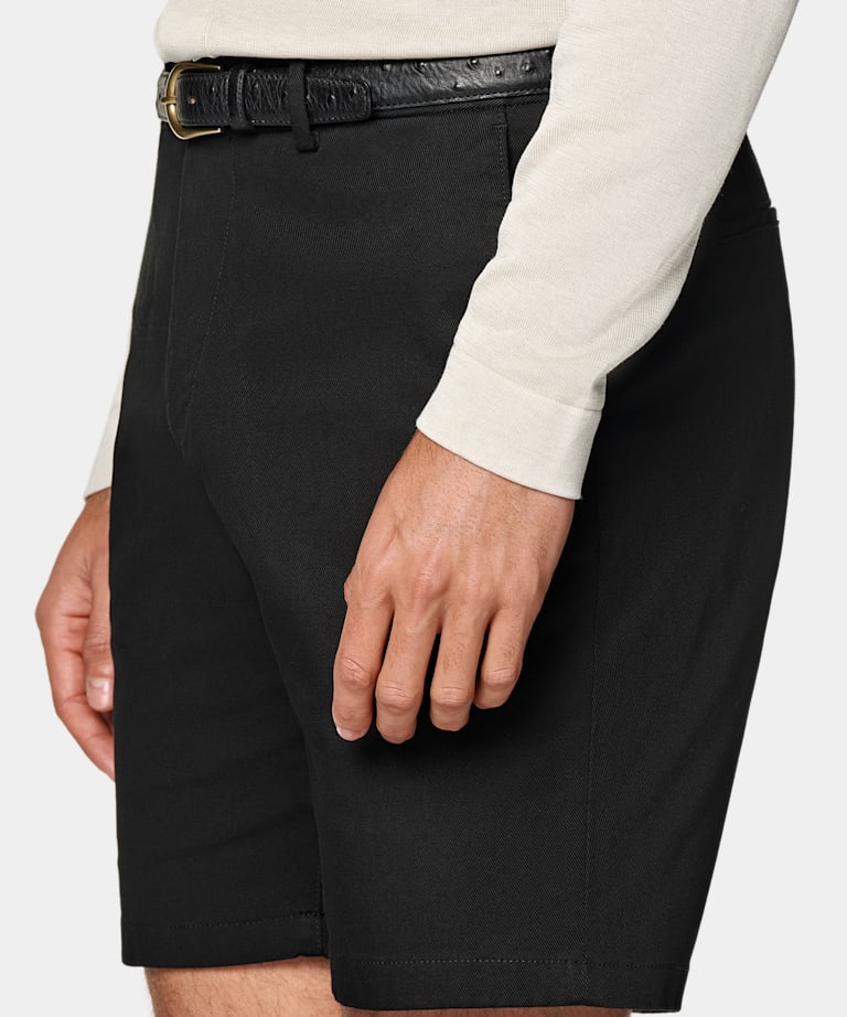 Short Slim Leg noir