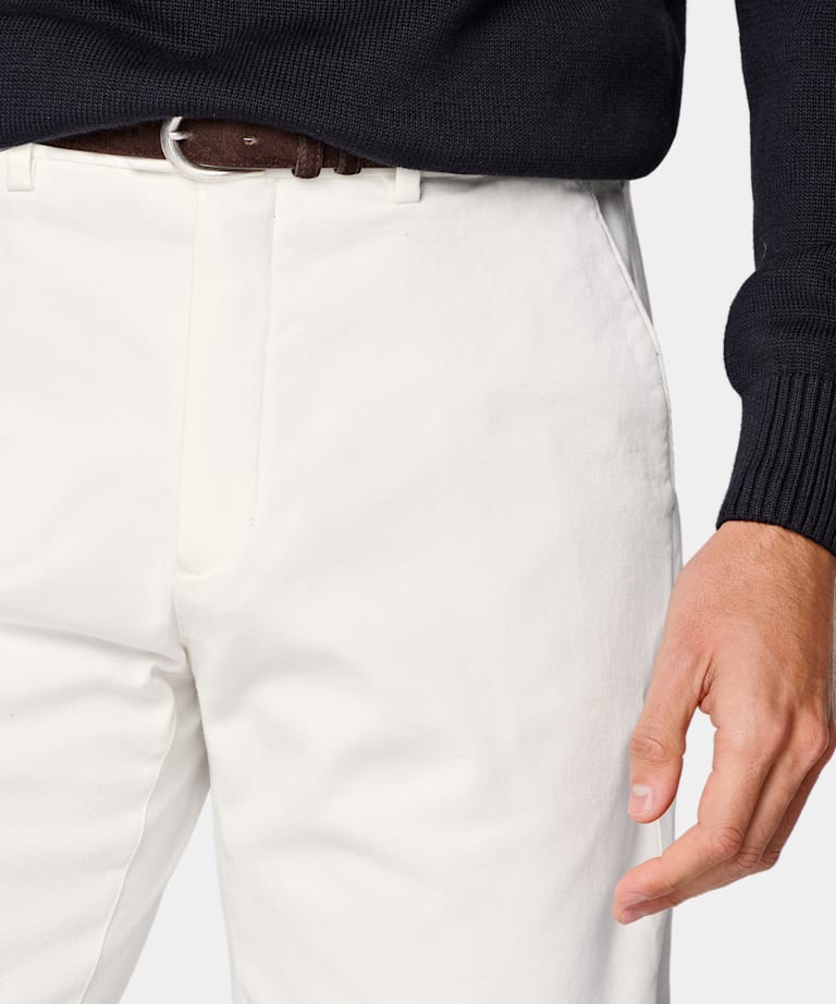 Off-White Slim Leg Chino Shorts