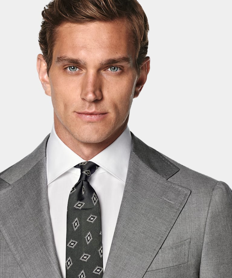 Mid Grey Perennial Tailored Fit Havana Suit