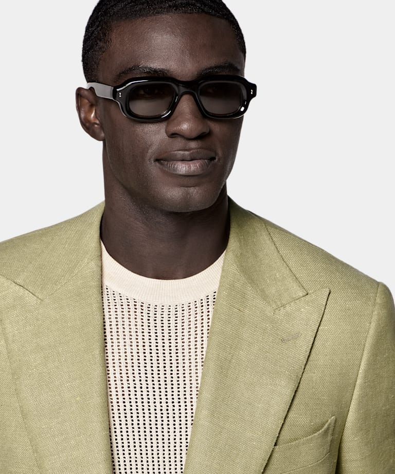 Costume Milano coupe Tailored vert clair