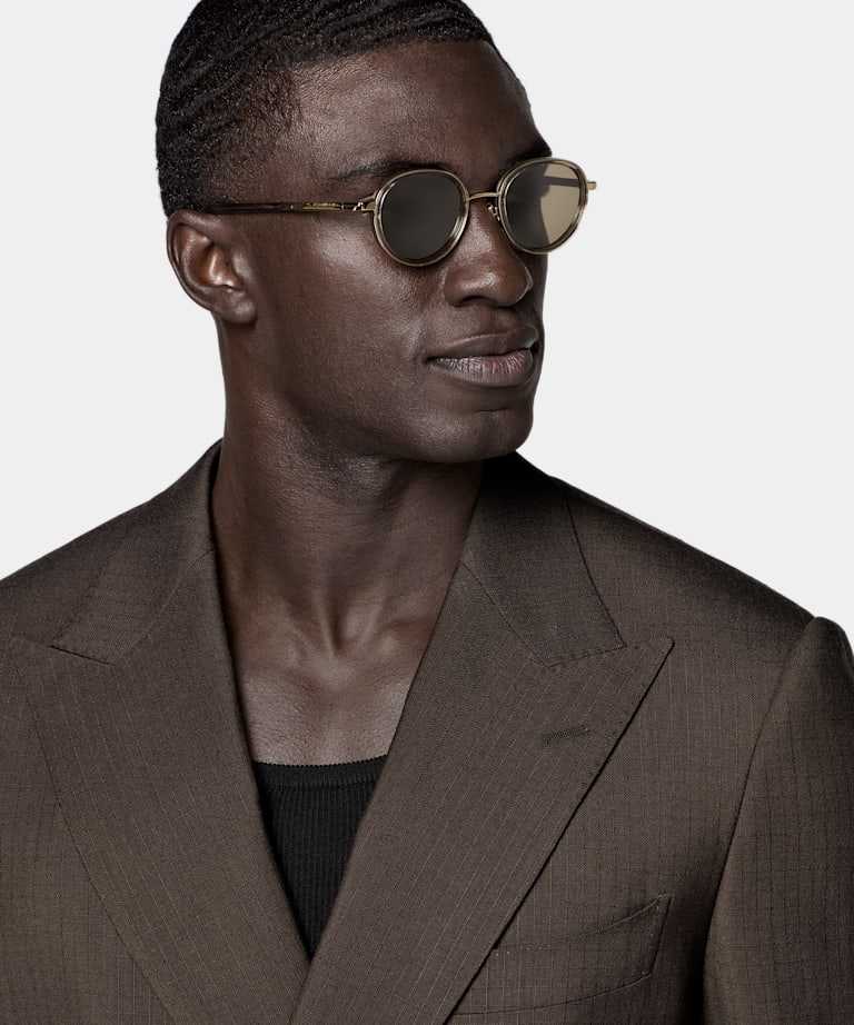 Dark Green Tailored Fit Milano Suit