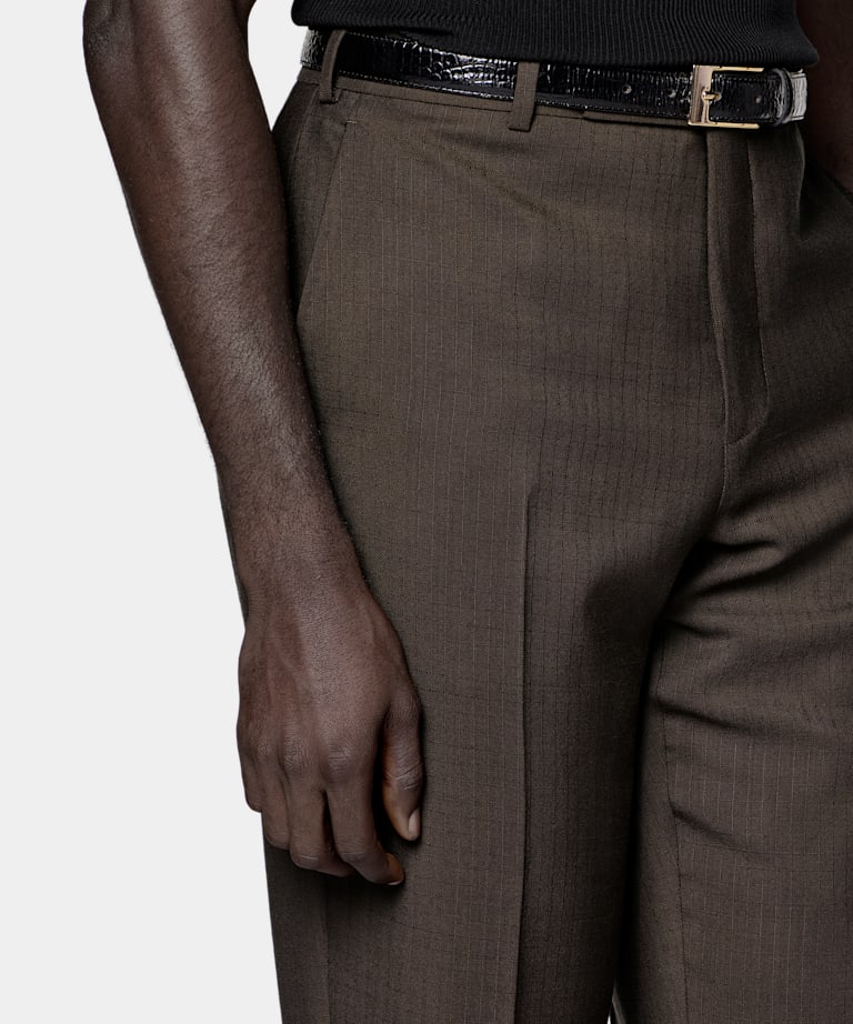 Dark Green Tailored Fit Milano Suit