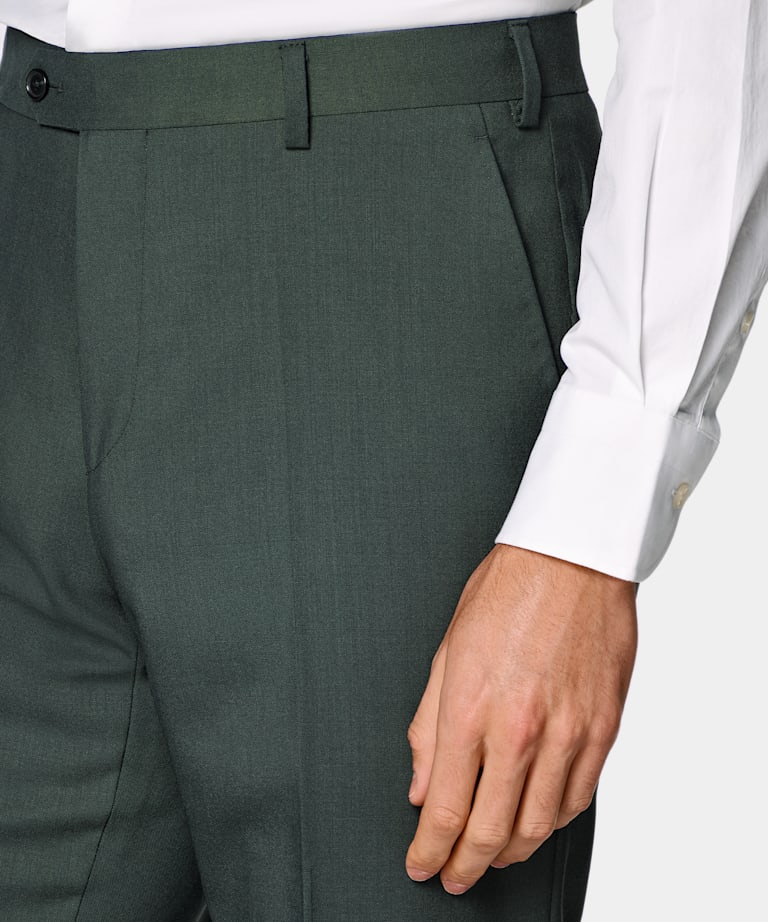 Dark Green Perennial Tailored Fit Havana Suit