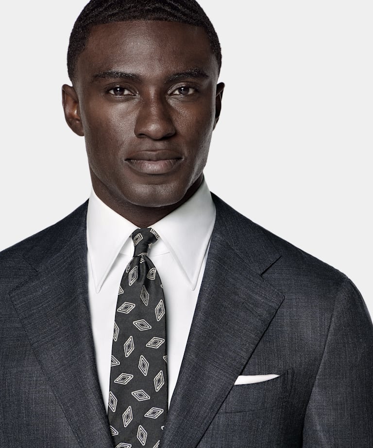 Traje Havana azul marino corte Tailored