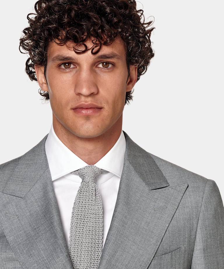 Costume Perennial Havana coupe Tailored gris clair