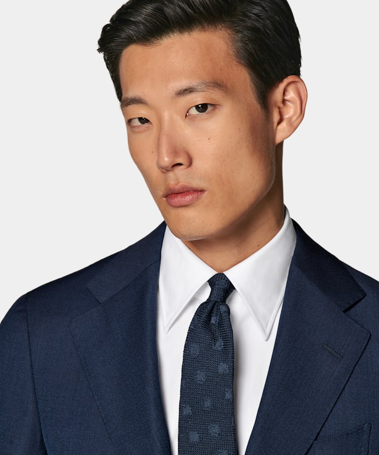 Navy Perennial Tailored Fit Havana Suit