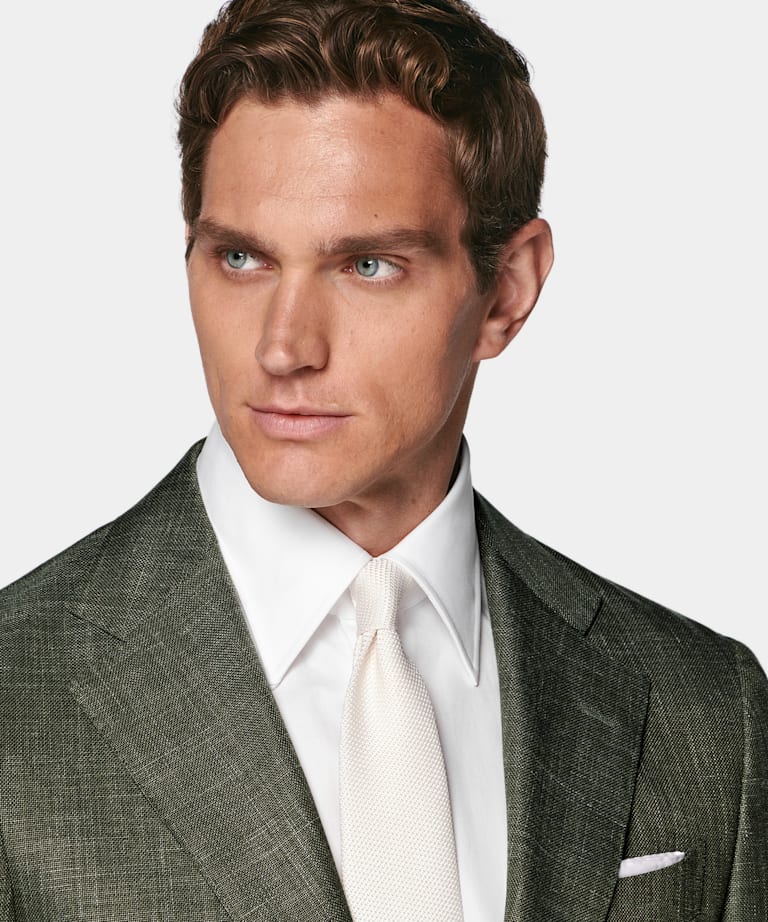 Dark Green Tailored Fit Havana Suit
