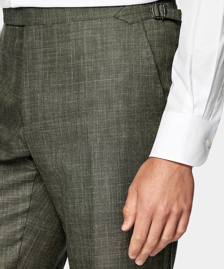 Dark Green Tailored Fit Havana Suit