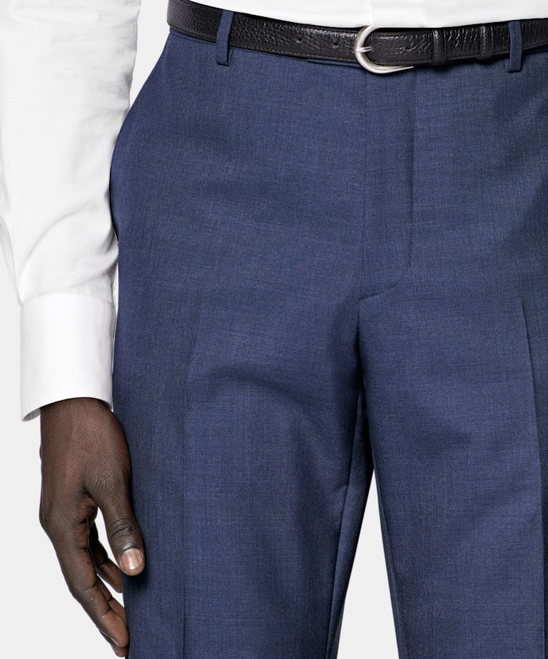 Mid Blue Perennial Tailored Fit Havana Suit