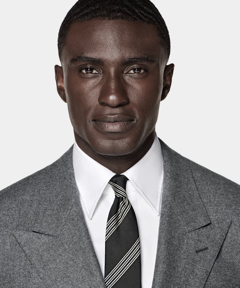 Mid Grey Relaxed Fit Roma Suit