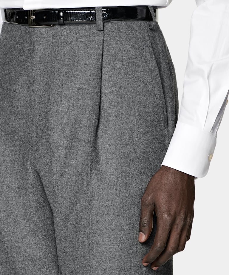 Mid Grey Relaxed Fit Roma Suit