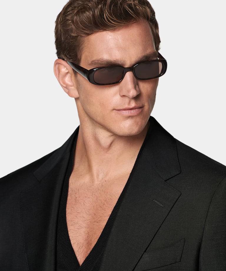 Black Tailored Fit Milano Suit