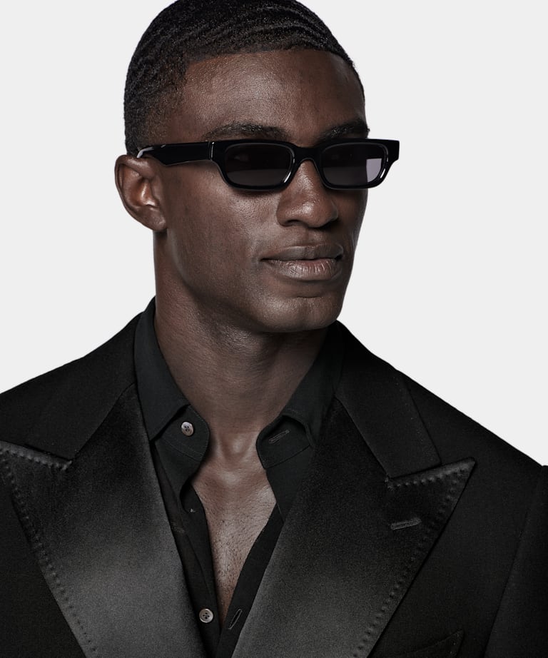 Black Tailored Fit Milano Tuxedo