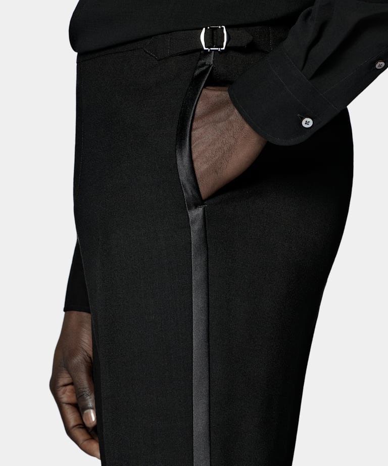 Black Tailored Fit Milano Tuxedo