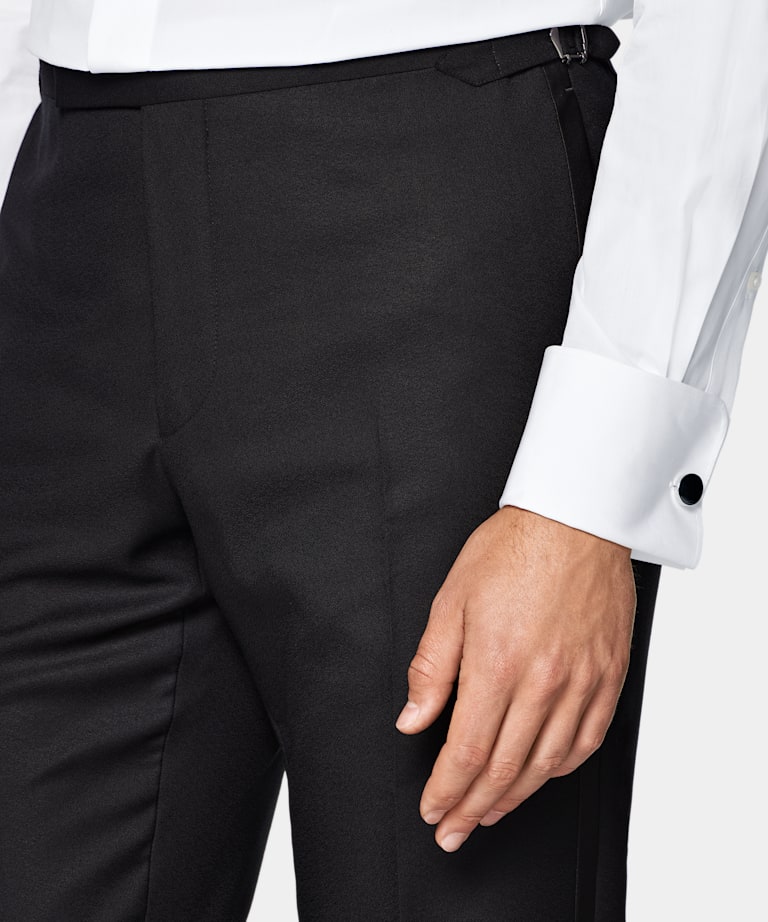 Esmoquin Milano negro corte Tailored