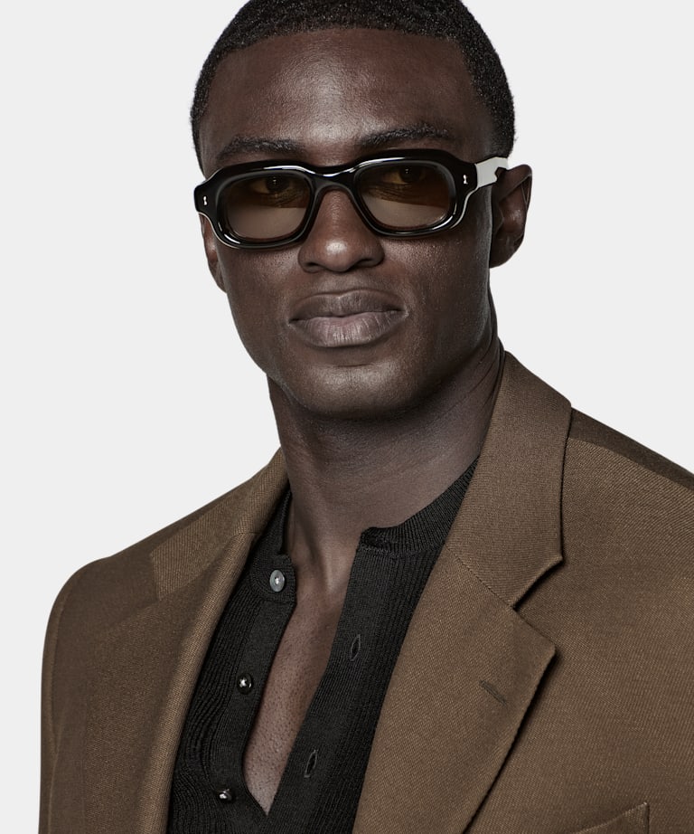 Mid Green Relaxed Fit Brera Suit