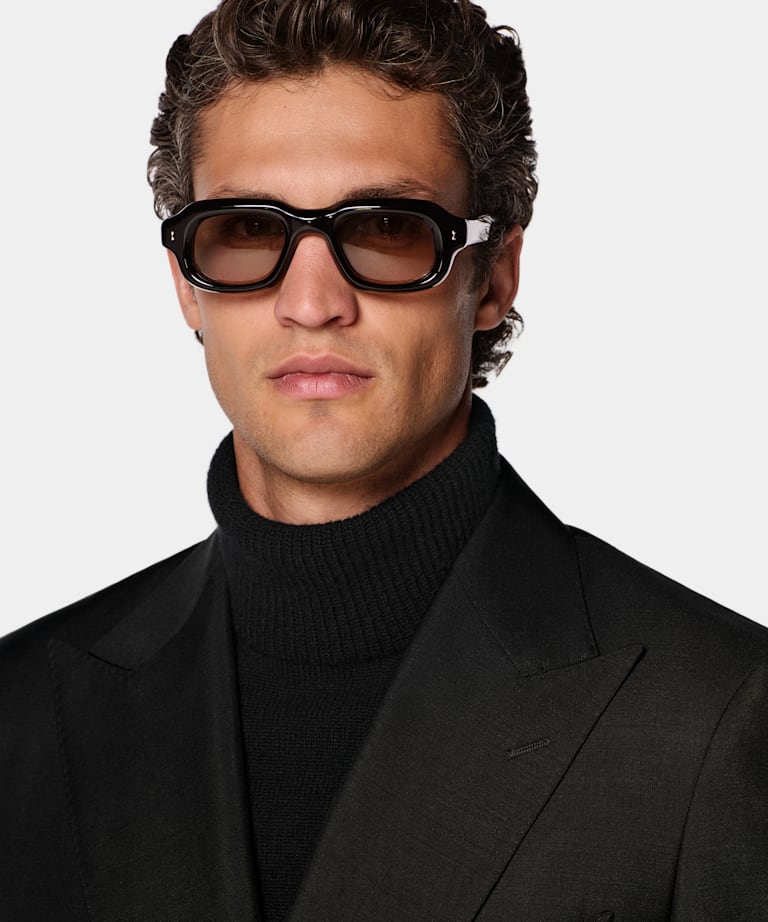 Black Tailored Fit Milano Suit