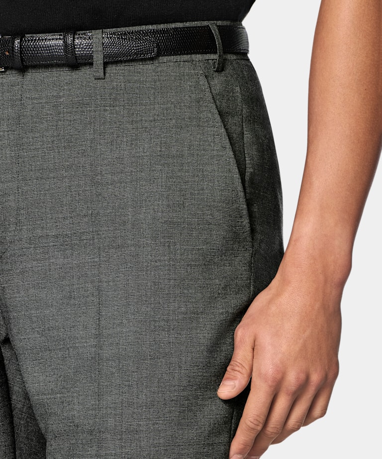 Abito Havana Perennial grigio a quadri tailored fit