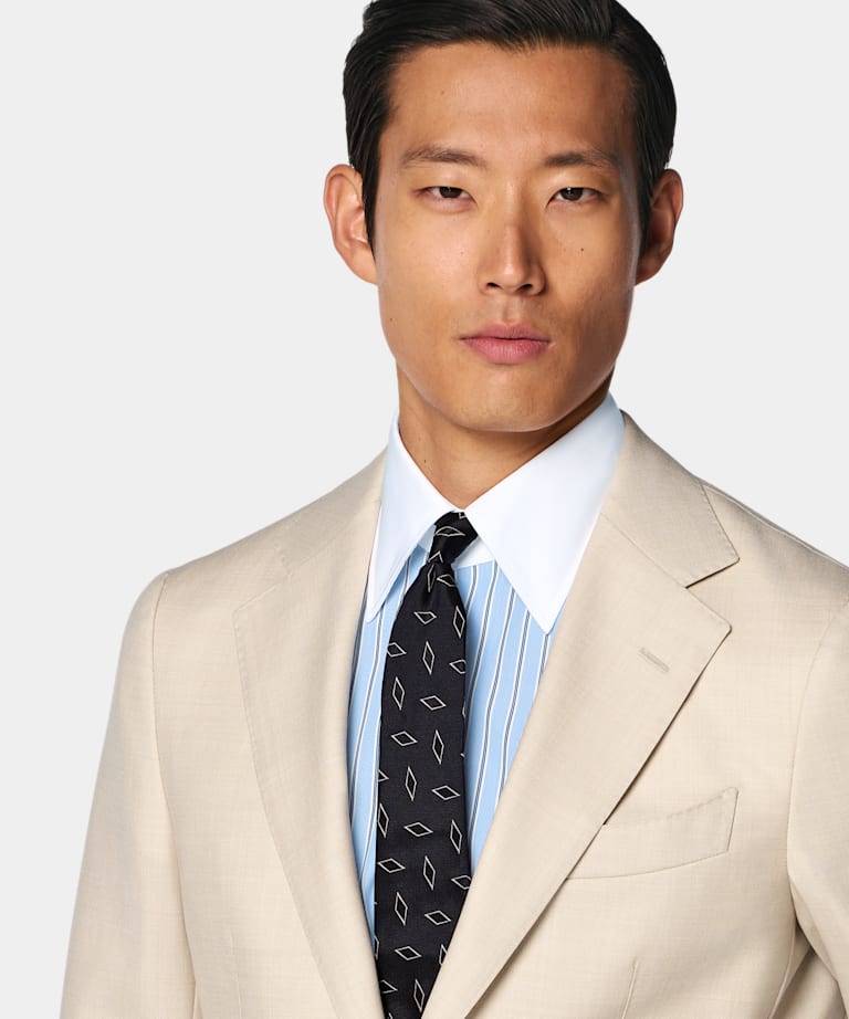 Light Brown Perennial Tailored Fit Havana Suit