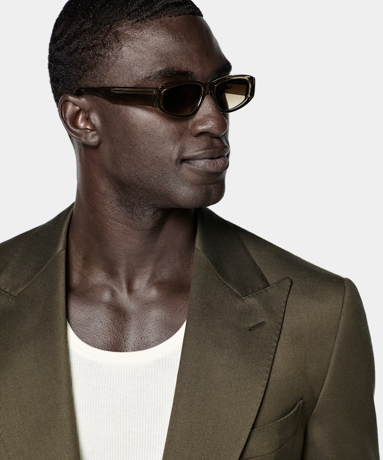 Abito Milano tailored fit verde scuro