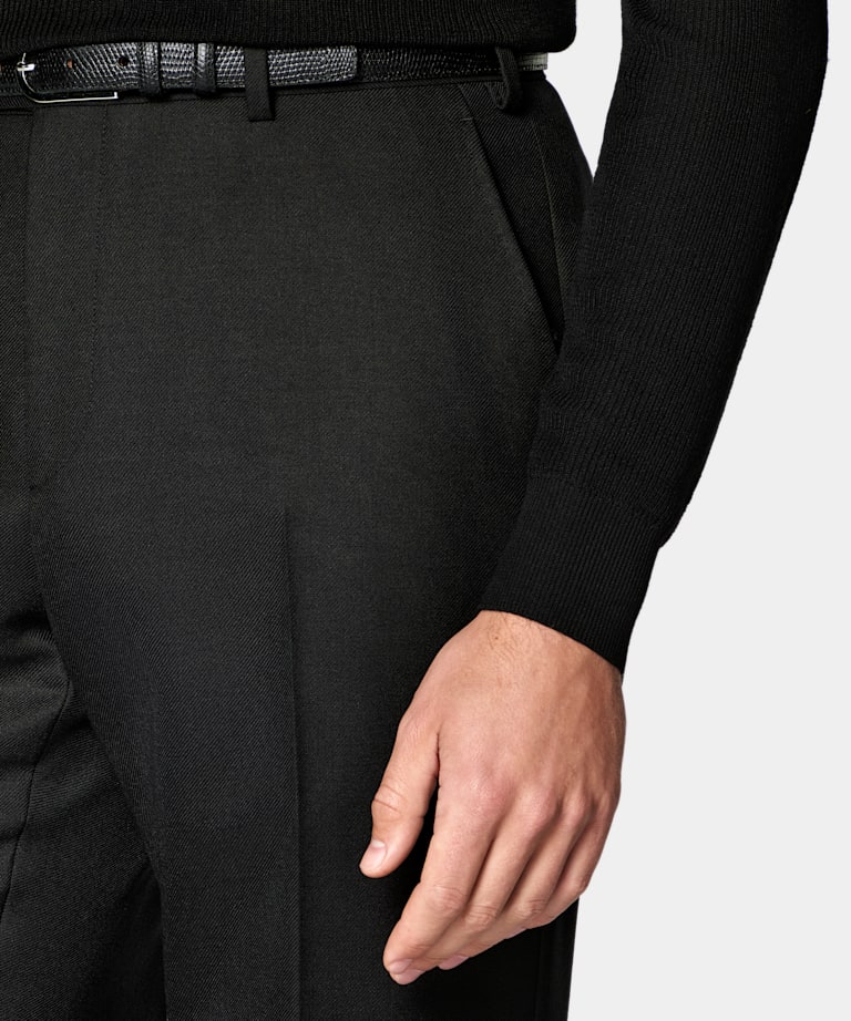 Abito Roma nero relaxed fit