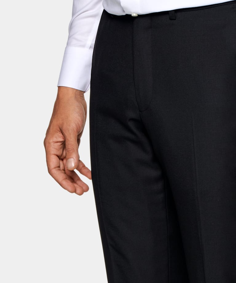 Pantaloni Da Abito Uomo Find. - Vita Regular Con Pieghe E Tasche A Filetto - Foto 8