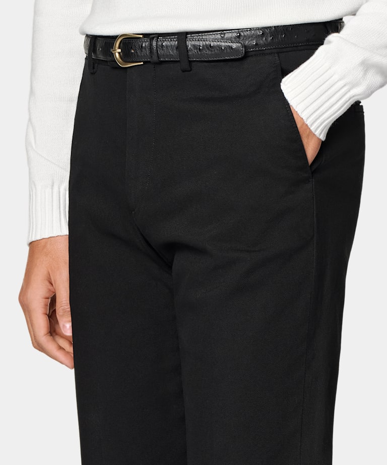 Chinos negros Slim Leg Straight
