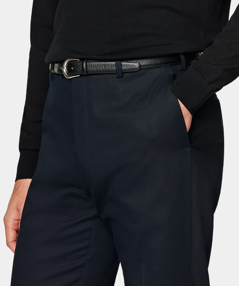 Hose navy Straight Leg