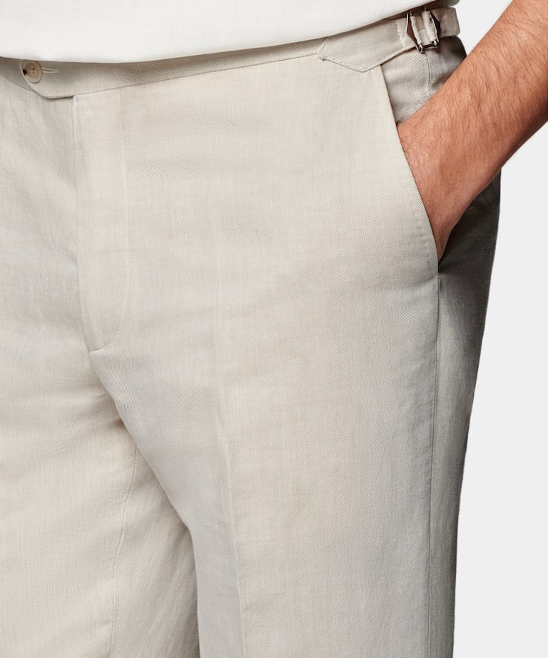 Pantaloni Brescia color sabbia