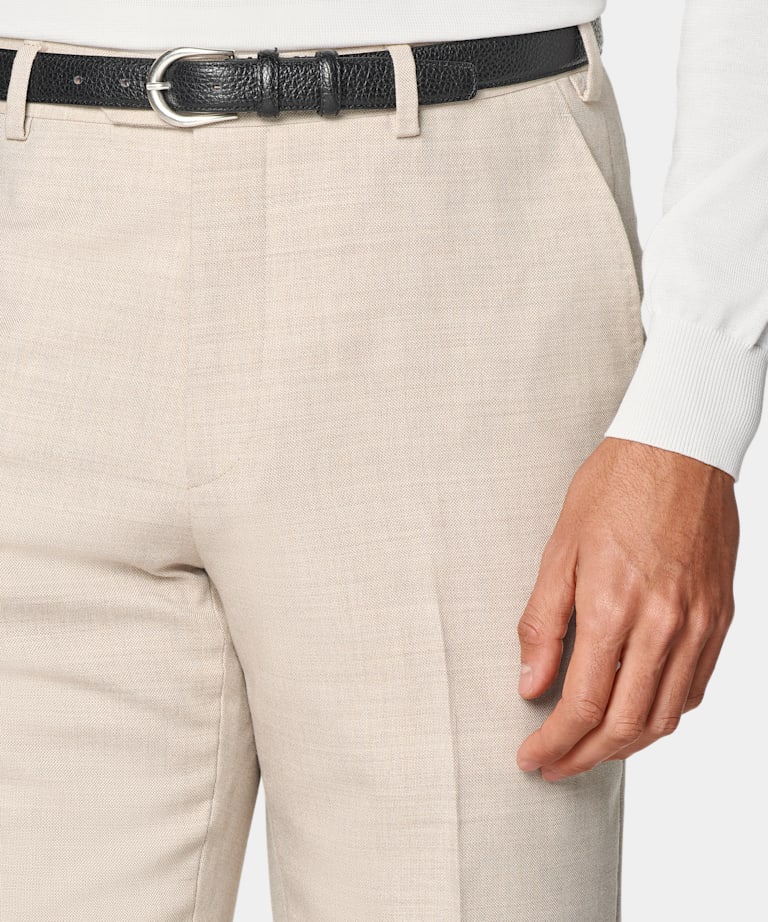 Sand Straight Leg Pants