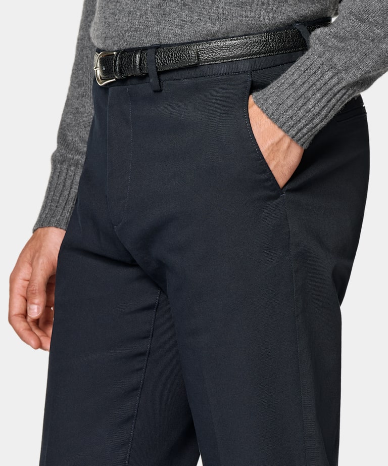 Chino navy Slim Leg straight