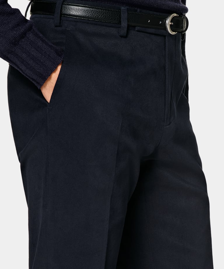  Navy Milano Pants