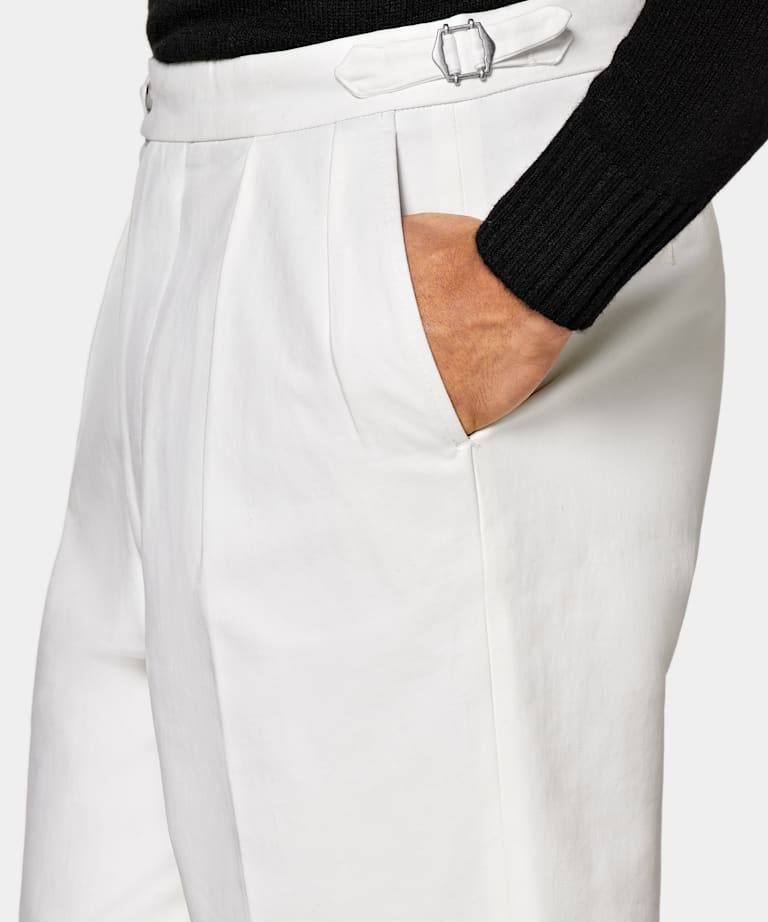 Off-White Pleated Mira Trousers