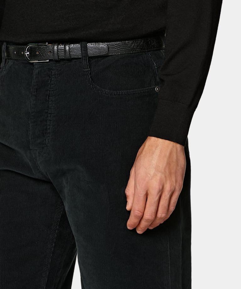 Black Straight Leg Jeans