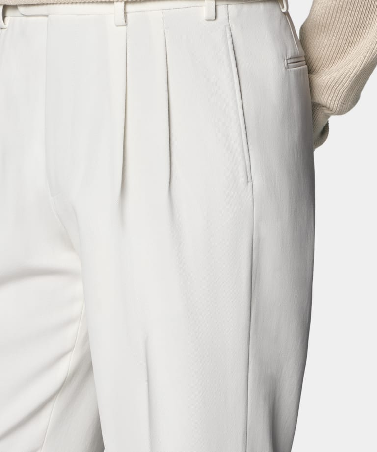 Off-White Wide Leg Trousers