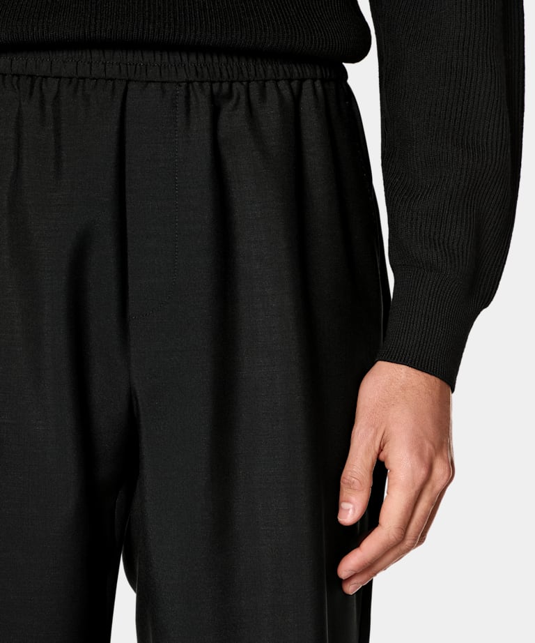 Black Wide Leg Trousers