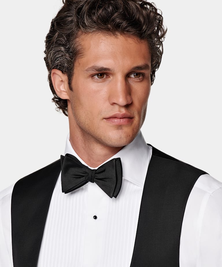 Black Tuxedo Waistcoat