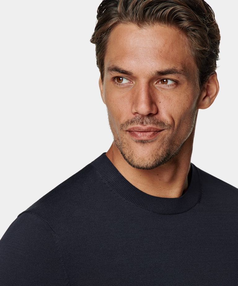 Navy Crewneck