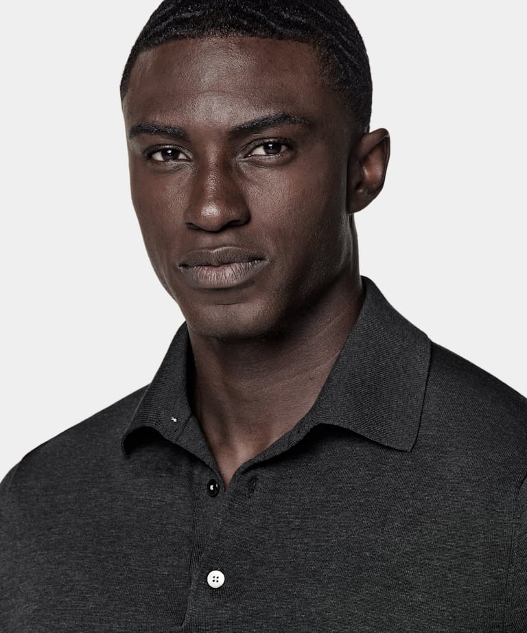 Dark Grey Polo