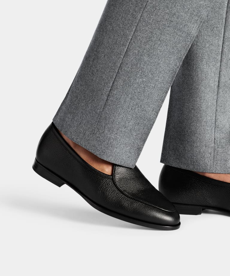 Svart Loafer