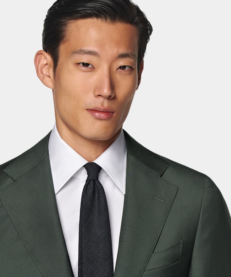 Dark Green Custom Made Suit