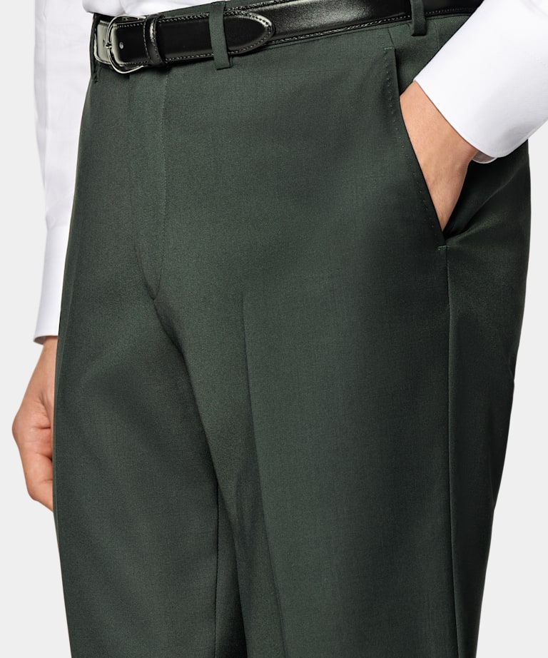 Dark Green Custom Made Suit