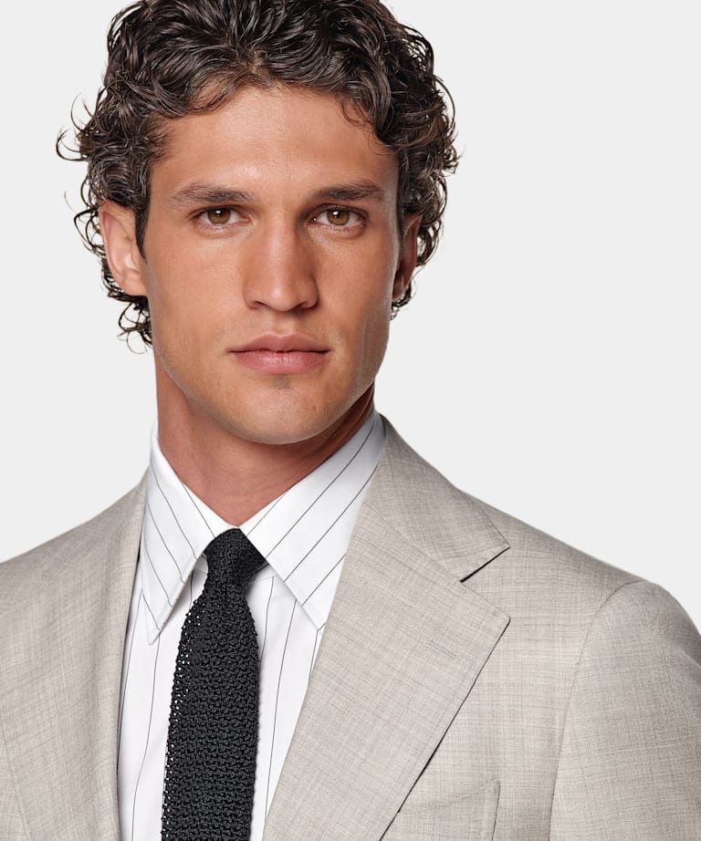 Light Brown Custom Made Suit