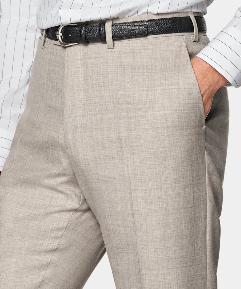 Light Brown Custom Made Suit