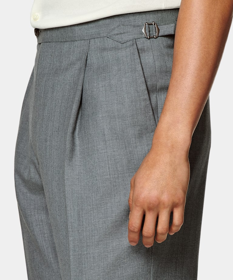 Traje Perennial Havana gris claro corte Tailored