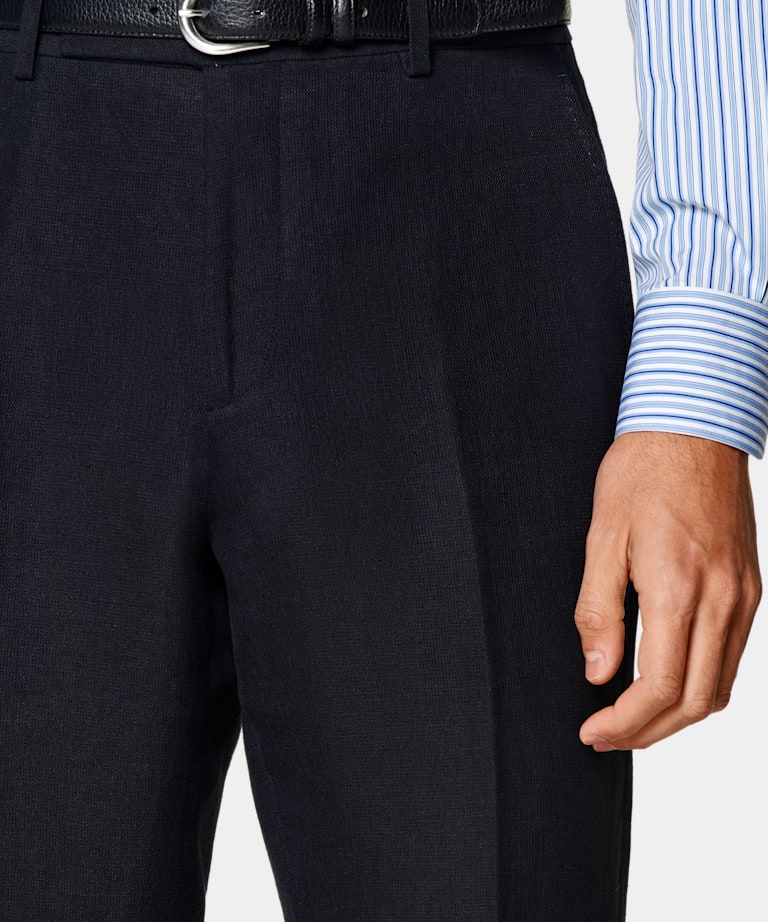 Navy Relaxed Fit Roma Suit