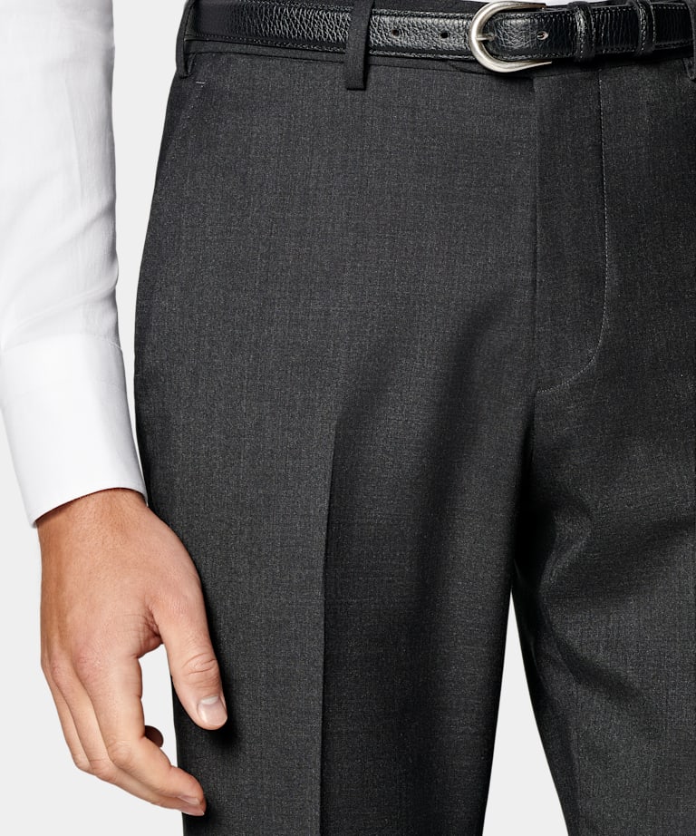 Dark Grey Tailored Fit Havana Suit