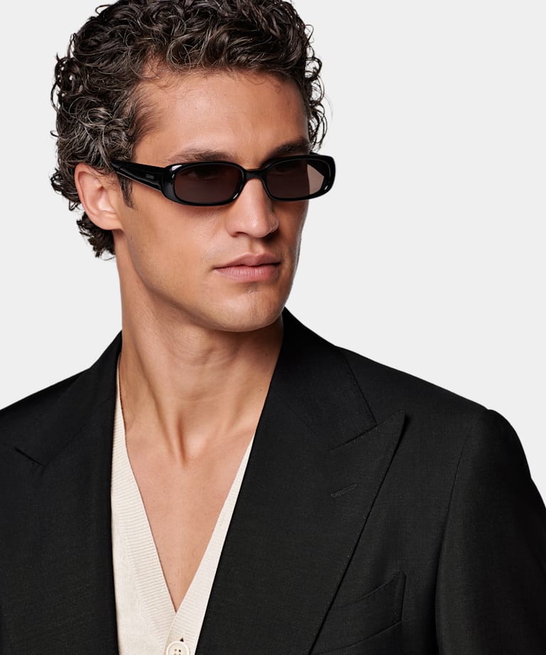 Traje Milano negro corte Tailored