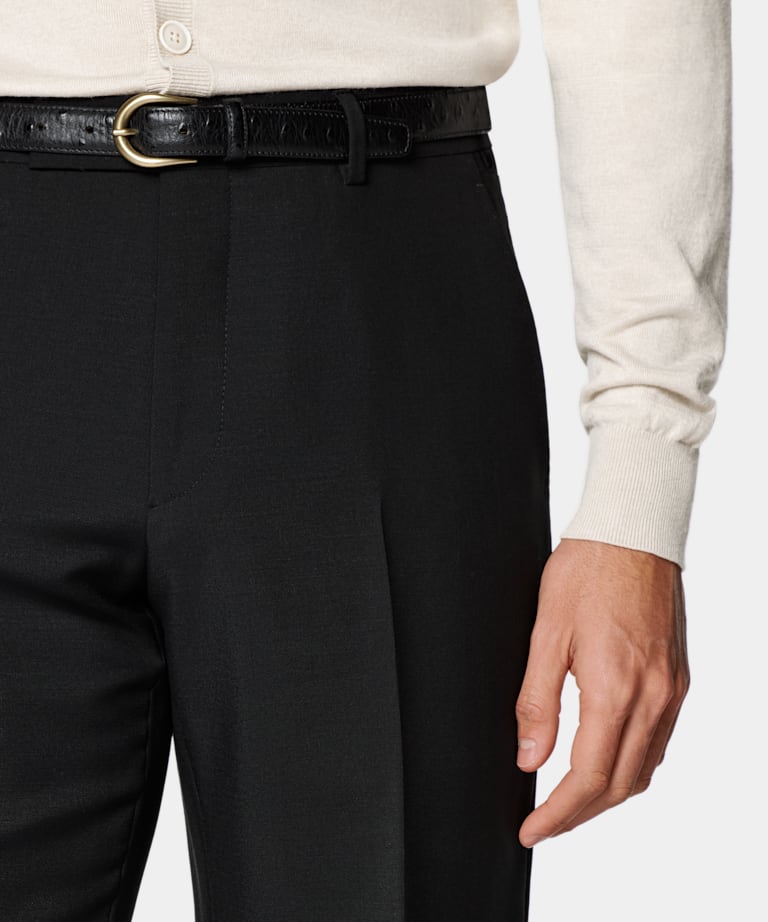 Traje Milano negro corte Tailored