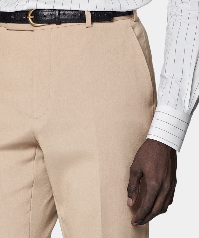 Mid Brown Tailored Fit Milano Suit